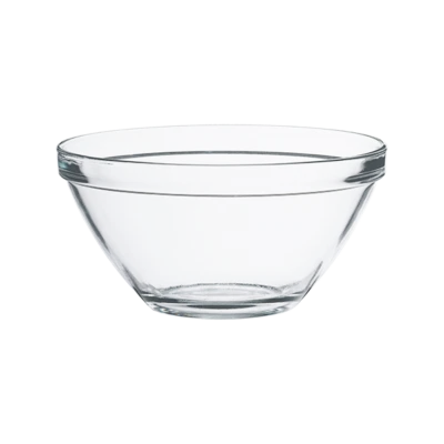 Set 2 Insalatiere Trasparente in Vetro Bormioli Rocco 17 cm Pompei - Immagine 1 di 2