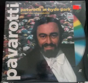 Laserdisc Pavarotti in Hyde Park Verdi Puccini O Solo Mio Stereo Buy2Get1 - Bild 1 von 2