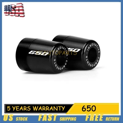 Handle Bar Ends Grips Plugs Caps For KAWASAKI Ninja 650 2017-2024 2025 EX650 Foto 1 de 4