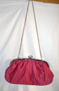 Vintage LuLu Townsend Abendtasche Fuchsia - Bild 1 von 4