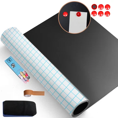 Magnetic Chalkboard Wall Sticker Blackboard Decal Self-Adhesive for Kids Office - Image 1 of 4