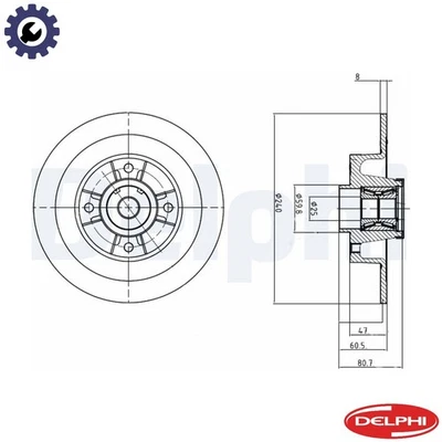 2x DISCO DE FRENO BG9028RS PARA RENAULT CLIO/CAMPUS/III/EURO/Sportour/Grandtour/MIO Foto 1 de 4