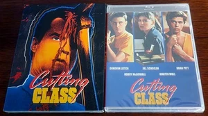 Cutting Class 1989 Blu Ray/DVD NEW Vinegar Syndrome Axe Slipcover OOP Brad Pitt - Picture 1 of 2