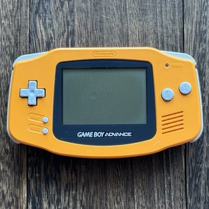 *NO COPRI BATTERIA* Nintendo Game Boy Advance GBA Spice Orange System AGB-001 - Foto 1 di 9