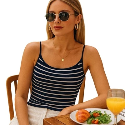 MAXMARA Max Mara женщин размер M сделано в Италии черный и белый в полоску бак дизайнер - Изображение 1 из 4