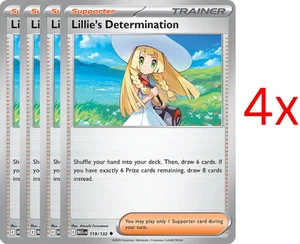 4x Lillie's Determination Playset | Pokemon TCG Mega Evolution 119/132 | NM - Bild 1 von 1