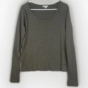 James Perse Standard Damen Gr. 3 Langarm Rundhals T-Shirt Sweatshirt - Bild 1 von 8
