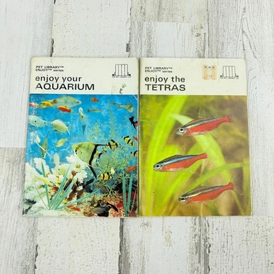 Pet Library Series Lot Enjoy Your Aquarium Tetras Vtg - Image 1 of 4