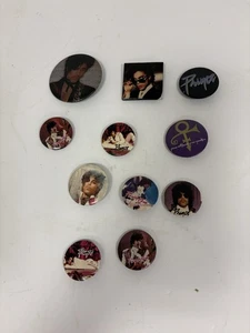 11 VTG Prince Pinback Buttons -Purple Rain, Raspberry Beret , Diamonds & Pearls - Picture 1 of 11