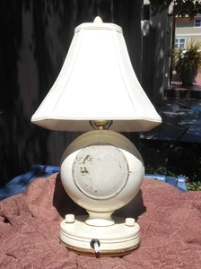 1940 Vintage KRISTAL-LITE RADIO LAMP Art Deco w/ Shade Sphere tube - Picture 1 of 13