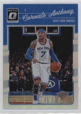 2016-17 Panini Donruss Optic Holo Silver Prizm Carmelo Anthony #59 HOF - Image 1 of 2