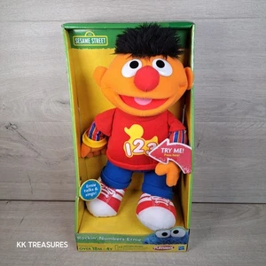 Sesame Street Rockin' Numbers Ernie Talking Singing Plush Toy Hasbro Playskool - Picture 1 of 13