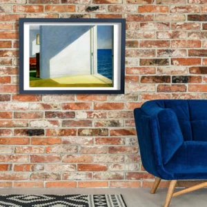 Edward Hopper Zimmer am Meer Giclée Wandbild Poster Druck - Bild 1 von 12