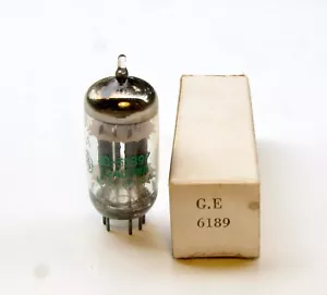 General Electric 6189 tube G.E. E82CC 12AU7WA NOS tested with AVO CT 160 GE - Picture 1 of 3