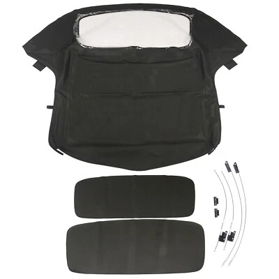 For BMW Z3 E36 1996-2002 Convertible Soft Top with Plastic Window Black BM-33902 - Image 1 of 4