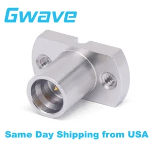 GPO (SMP) Male Solderless PCB Connector, 2 Hole Flange for CPW/Microstrip, 40GHz - Picture 1 of 4