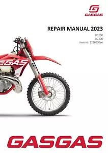 GasGas Gas Gas Service Workshop Shop Manual Repair Book 2023 EC 300 US. - Bild 1 von 15