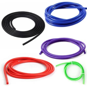 Manguera de vacío de silicona de 3 mm 4 mm 5 mm 6 mm tubería universal roja azul, negra - Imagen 1 de 9
