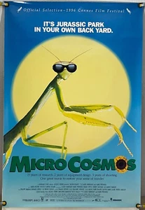 MICROCOSMOS ROLLED ORIGINAL ONE SHEET MOVIE POSTER INSECT DOCU (1996) - Picture 1 of 1