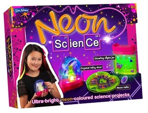 John Adams Neon Science Light Up Fairy Girls Kit Educativo Unghie Glitterate - Foto 1 di 8