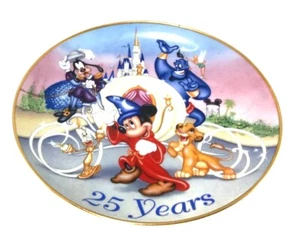Walt Disney World 25th Anniversary Plate 1996 Its Time to Remember the Magic - Picture 1 of 3
