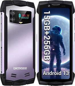 DOOGEE S Mini Rugged Smartphone Unlocked Android 13 15GB+256GB Waterproof 4.5" - Picture 1 of 8