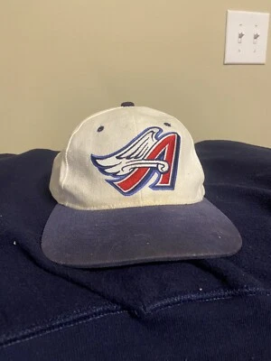 Vintage 90s Starter Anaheim Angles Snapback Retro Wing Logo White   - Imagem 1 de 4