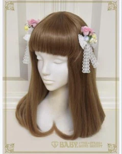Baby The Stars Shine Bright Le Bouquet De La Croix Flower Lace Ribbon Hair Clip - Picture 1 of 2