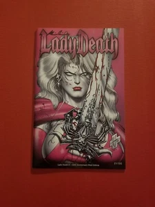 COFFIN COMICS - LADY DEATH #1 30 ANIVERSARIO EDICIÓN ROSA - 21/150 - Imagen 1 de 4