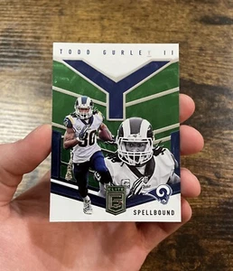 2018 Donruss Elite Todd Gurley II Spellbound Green Y #SB-TG6 - Rams - Bild 1 von 7