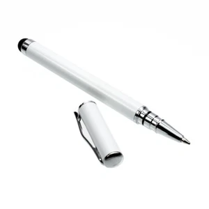 PENNINO PEN PER TOUCHSCREEN BIANCO PENNA DIGITAZIONE MATITA BIRO TABLET CELLULAR - Zdjęcie 1 z 4