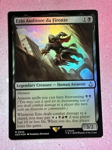 MTG Ezio Auditore da Firenze Universes Beyond: Assassin's Creed 0113 Foil Mythic - Picture 1 of 2