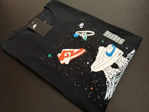 Nike Air Force 1 space black Men's Sz 3XL T-Shirt short sleeves New - Picture 1 of 4