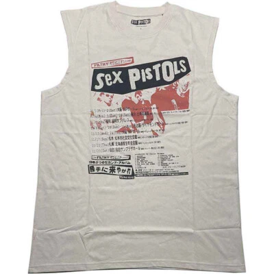 Sex Pistols - Filthy Lucre Japan  - Embellished Natural Tank t-shirt - Image 1 of 2