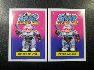 Paul Verhoeven Robocop Slop Culture Kids Card Set Garbage Pail Kids Spoof
