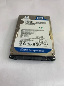 Western Digitial WD Blue WD2500BEVS 250GB Sata 2.5" Hard Drive HP Acer Dell - Photo 1/2