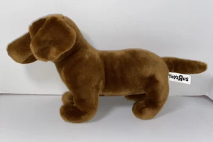 Toys "R" Us Dachshund Dog Plush 14" - Brown, Realistic - Picture 1 of 12