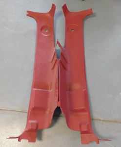 87-91 Ford f150 f250 f350 B PILLAR Scarlet Red Trim Panel R/L - Picture 1 of 2