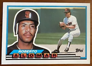 1989 Topps Big Baseball ROBERTO ALOMAR #102 HOF Padres - Foto 1 di 2