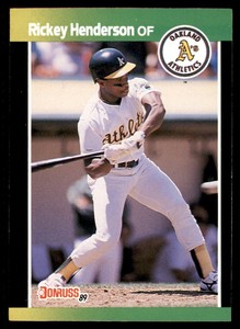 1989 DONRUSS BASEBALL'S BEST RICKEY HENDERSON OAKLAND ATHLETICS #78