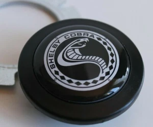 Horn Button Fits For Ford Mustang Shelby Cobra MOMO Sparco Raid Nardi Steering - Picture 1 of 8