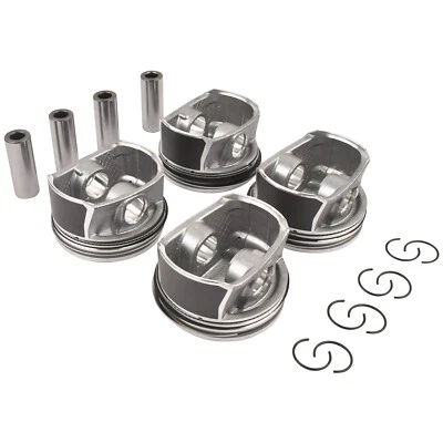 4x Kolben Neu 1,4 TSI 1.4 TFSI Satz SKODA VW Seat 03C107065AP, 03C 107 065 AP - Bild 1 von 4