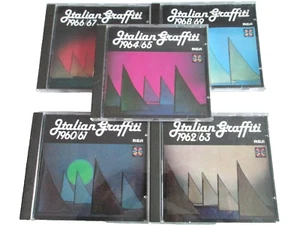 Various – Italian Graffiti 5 CD Bundle 1960 TO 1969 [CDS RCA 1989] EX CONDITION - Picture 1 of 5