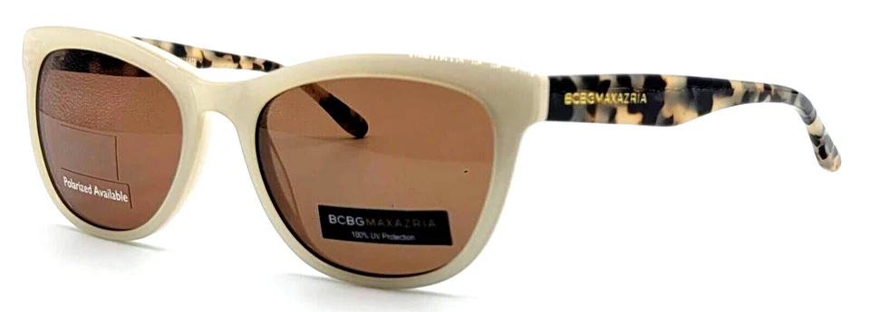 NEW BCBG MAXAZRIA APPEAL BEIGE TORTOISE BROWN AUTHENTIC SUNGLASSES 52-17-135 MM - Image 1 of 4