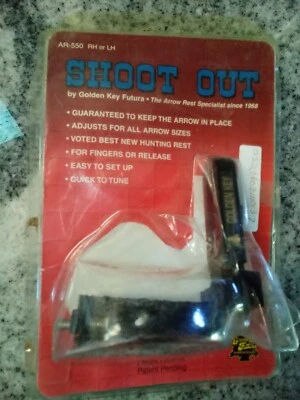 Golden Key Futura Shoot Out Arrow Rest AR-550 RH or LH - Image 1 of 3