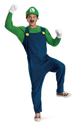 Disfraz Luigi Elevado Unisex Adulto Foto 1 de 3