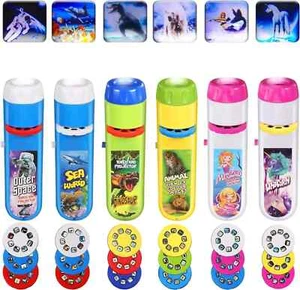 Torch Night Projector Light Educational Toy For 2-10 Year Old Kids Boy Girl Gift - Picture 1 of 21