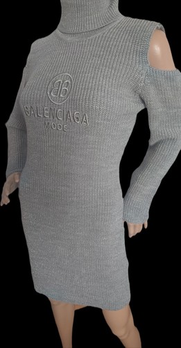 Balenciaga Vestito a Maglia Girocollo S M