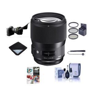 Sigma 135mm f/1.8 DG HSM ART Lens for Sony E, Black with PC Software  Acc Kit