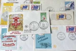 1963 France Illustrated First Day Covers (13). Great Postmarks. Very Fine. - Picture 1 of 14